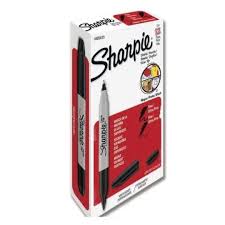 MARCADOR BEROL SHARPIE DOBLE PUNTA NEGRO 