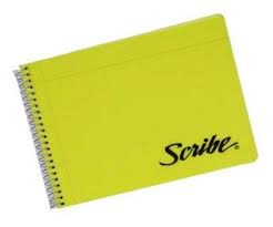 CUADERNO SCRIBE FORMA ITALIANA CLÁSICA CUADRO CHICO (5 MM), CON 100 HOJAS. S1502