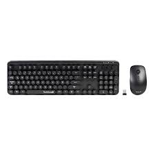 TZ19COMB01-INA     KIT NIFTY TECHZONE COMBO INALÁMBRICO CON CONEXIÓN USB, MOUSE 1600 DPI´S, TECLADO CON 104 TECLAS TIPO QWERTY, 1 AÑO DE GARANTÍA.