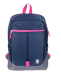 TZLBP26-A   BACKPACK RAINBOW TZLBP26-A  TECHZONE COLORS 16, COLOR AZUL CON DETALLES GRIS Y ROSA, 100% POLIESTER GARANTIA LIMITADA DE POR VIDA