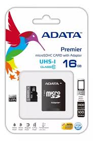 MEMORIA MICRO SD ADATA PEMIER PRO UHS-I U1, 16 GB, 30 MB/S, 10 MB/S, NEGRO, GRIS AUSDH16GUICL10-RA1