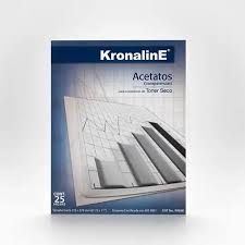 PAQUETE DE ACETATOS KRONALINE TAMAÑO CARTA, PA656