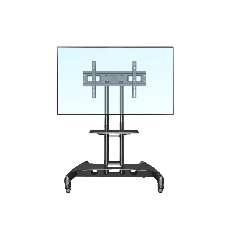 VIVO CARRITO DE TV MÓVIL PARA PANTALLAS DE 32 A 83 PULGADAS, HASTA 110 LIBRAS, PANELES LCD LED OLED 4K PLANOS Y CURVOS SMART, SOPORTE RODANTE, VESA MÁXIMO 600X400, NEGRO, STAND-TV03E