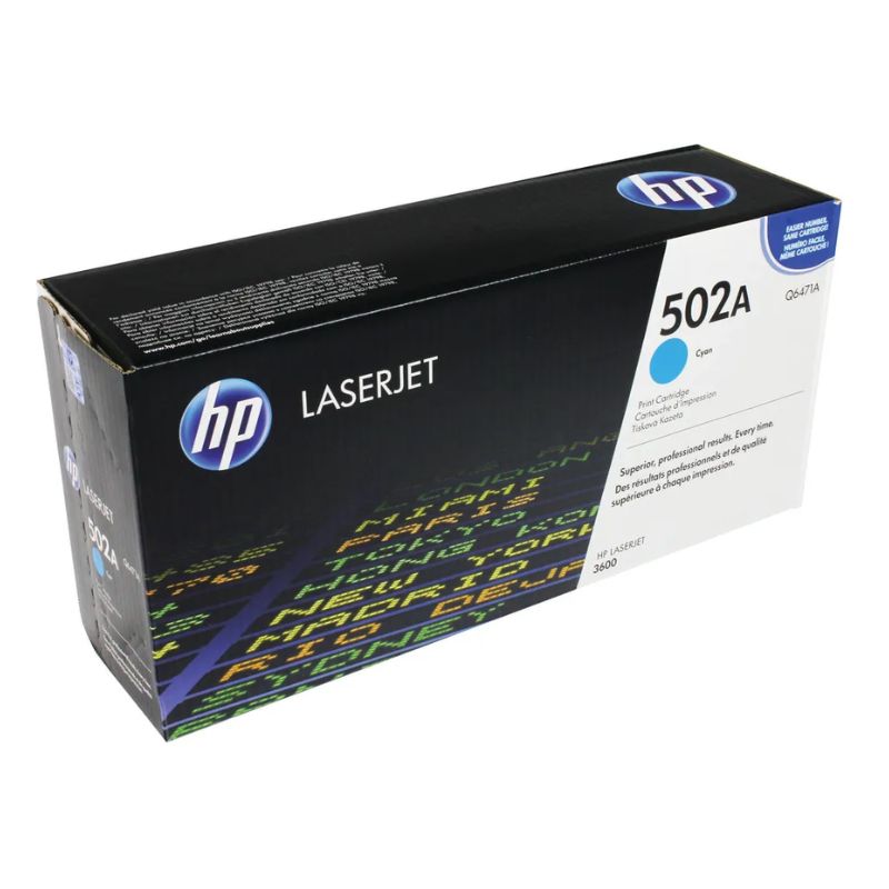 TONER HP MOD 502A, LASERJET SERIES 3600/3800, COLOR CIAN   Q6471A
