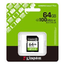 MEMORIA FLASH KINGSTON CANVAS SELECT PLUS SDXC 64GB SD UHS-I CLASE 10, SDS3/64GB        