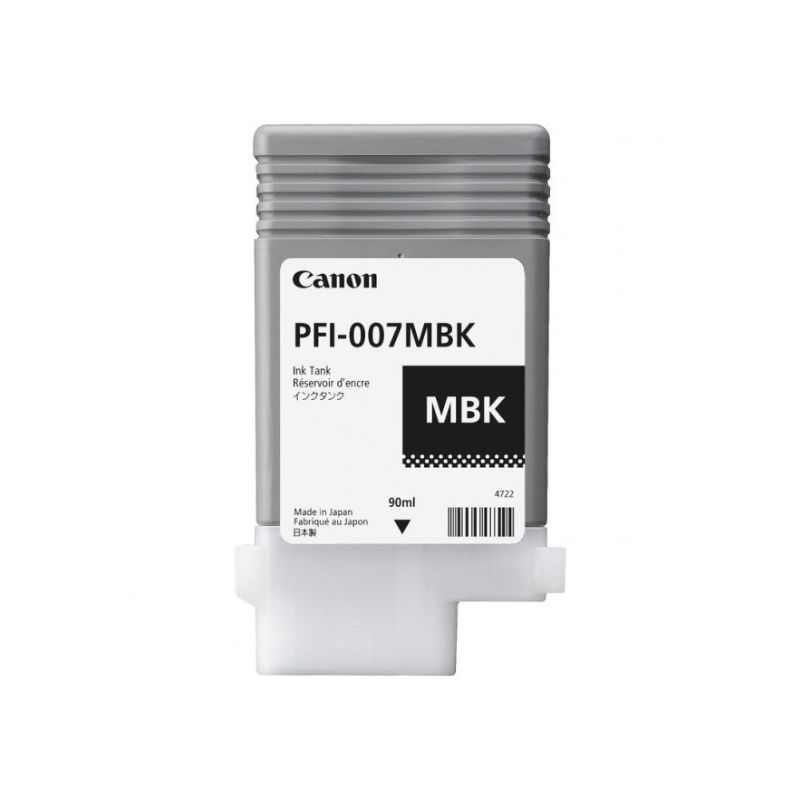 TANQUE DE TINTA CANON PFI-007BK NEGRO, 90ML 2143C001AA