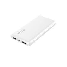 POWER BANK NEXTEP ULTRA LIGERA 10000 MAH 3 PUERTOS COLOR BLANCO