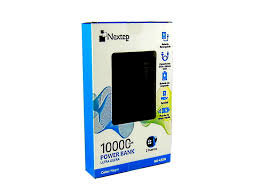POWER BANK NEXTEP ULTRA LIGERA 10000 MAH 3 PUERTOS COLOR NEGRO
