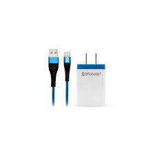 CARGADOR BROBOTIX USB C/CABLE TIPO C CARGA RÁPIDA 963332, BLANCO - AZUL, PARED, 5 V, 1 PUERTO USB V3.0.  963332