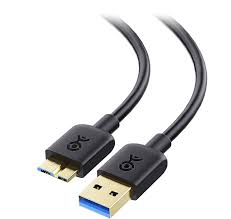 CABLE USB 3.0 DE DISCO DURO EXTERNO MACHO A B MICRO DE 0.5M CONECTOR DORADO, USB-MICROB