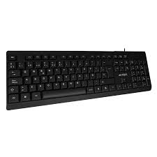 TECLADO ACTECK INSPIRE TA210 ALÁMBRICO USB COLOR NEGRO  AC-928946