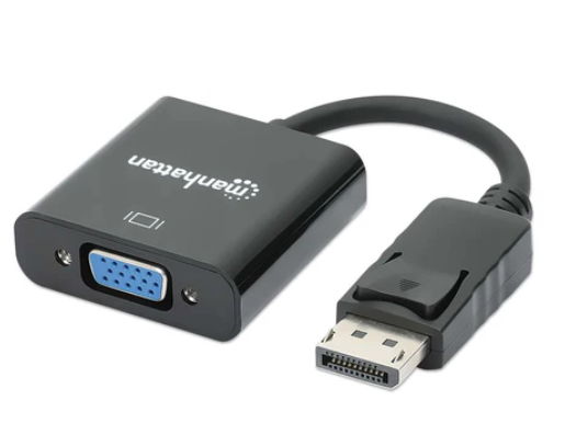 ADAPTADOR DISPLAYPORT A VGA MANHATTAN MACHO-HEMBRA 151962