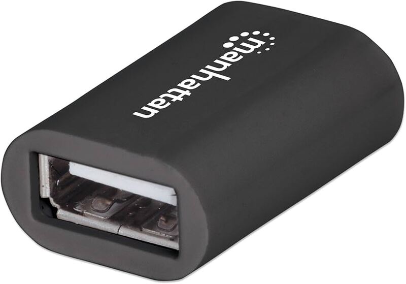 ADAPTADOR MANHATTAN MOD IMPORT OTG USB, MICRO-USB A - USB A, COLOR NEGRO 406192