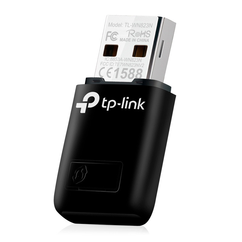 ADAPTADOR MINI USB TP-LINK TL-WN823N, NEGRO, 300 MBIT/S, TL-WN823N