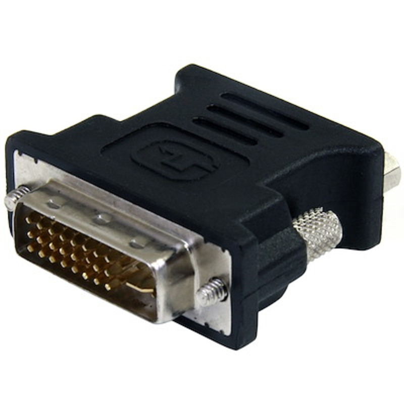 ADAPTADOR STARTECH MOD DVIVGAMFBK CABLE CONVERTIDOR M/H DVI A VGA COLOR NEGRO DVIVGAMFBK