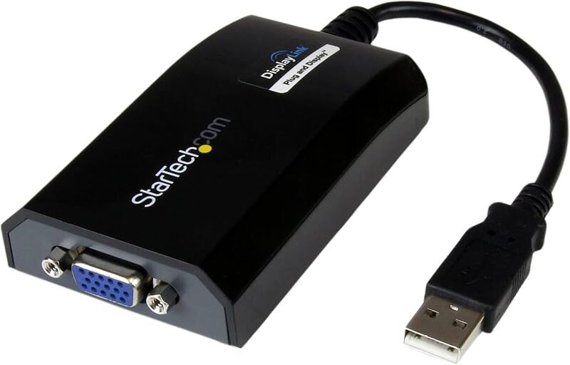 ADAPTADOR STARTECH MOD USB2VGA2 DE VIDEO EXTERNO USB A VGA, TARJETA DE VIDEO EXTERNA CABLE, 1920X1200 USB2VGA2