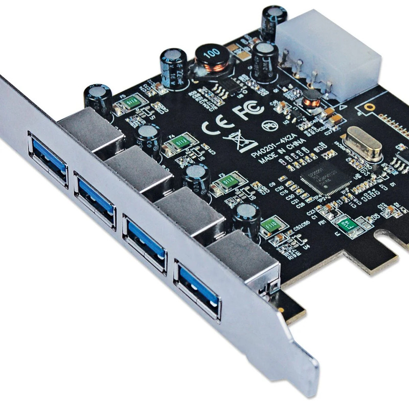 ADAPTADOR USB MANHATTAN 151757 - PCI EXPRESS 2.0 X4 - EXTERNO - 2 TOTAL USB PORT(S) - 2 PUERTO(S) USB 3.1 - PC 151757