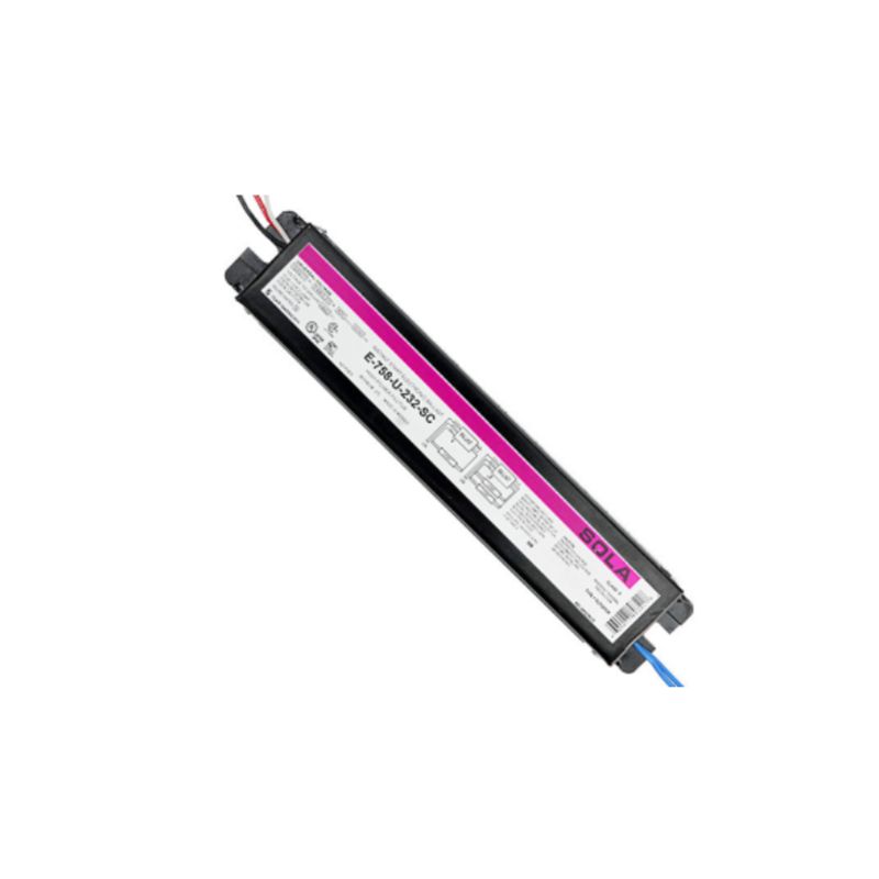 BALASTRO ISB BALASTRO ELECTRONICO T8, VOLTAJE DEL BALASTRO DE 120 A 277, TIPO DE ARRANQUE DEL BALASTRO: INSTANTANEO   758-U-232-MC