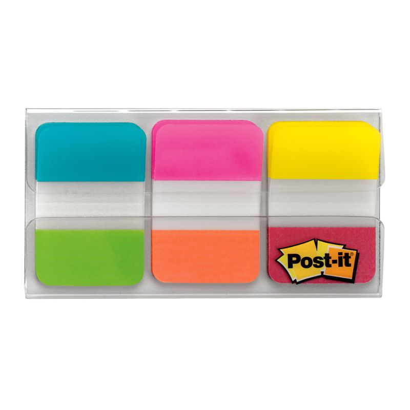 BANDERITAS 3M ADHESIVAS RIGIDAS COLORES BRILLANTES 2.5X3.8CM C/36 TABS    686-ALOPRYT