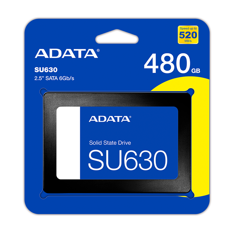 UNIDAD DE ESTADO SOLIDO ADATA MOD SSD SU630 ULTIMATE, 480 GB, SERIAL SATA III, ASU630SS-480GQ-R
