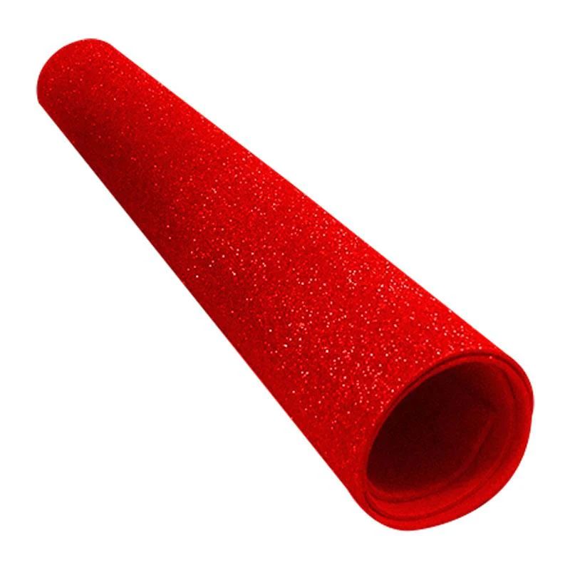 FOAMY MATIZ DIAMANTADO 55 X 43 CM ROJO 23657PZA