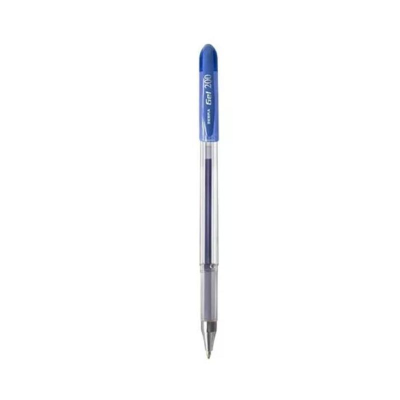 LAPICERO ZEBRA 8911-01 LAPICERO DE GEL 200, MOD ROLLEERBALL STICK, COLOR AZUL 0.7MM     7501901610426XPZA 