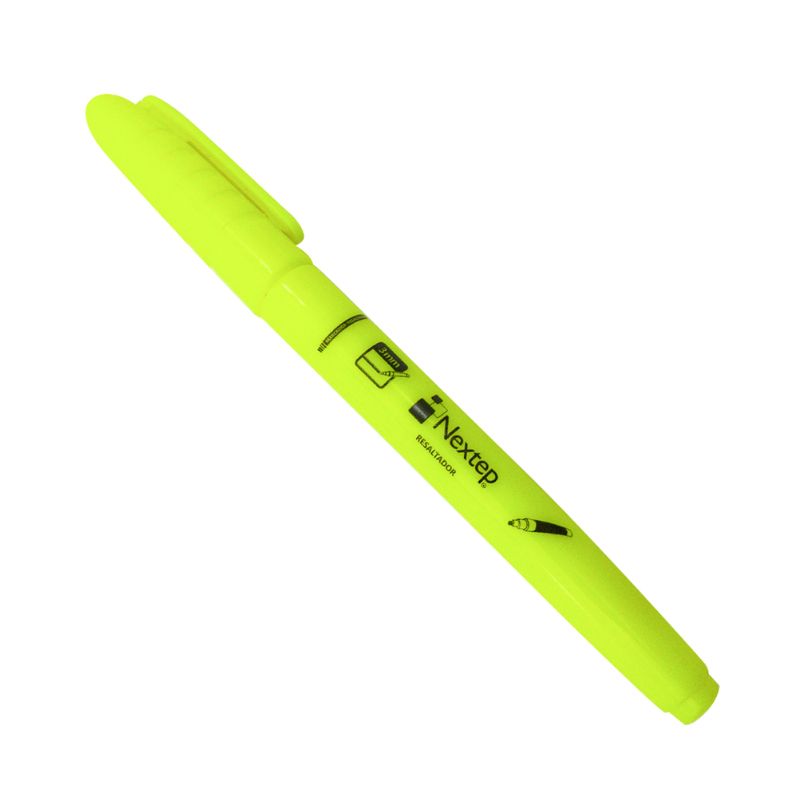 MARCADOR NEXTEP NE-084A RESALTADOR TIPO PLUMA COLOR AMARILLO, NE-084APZA