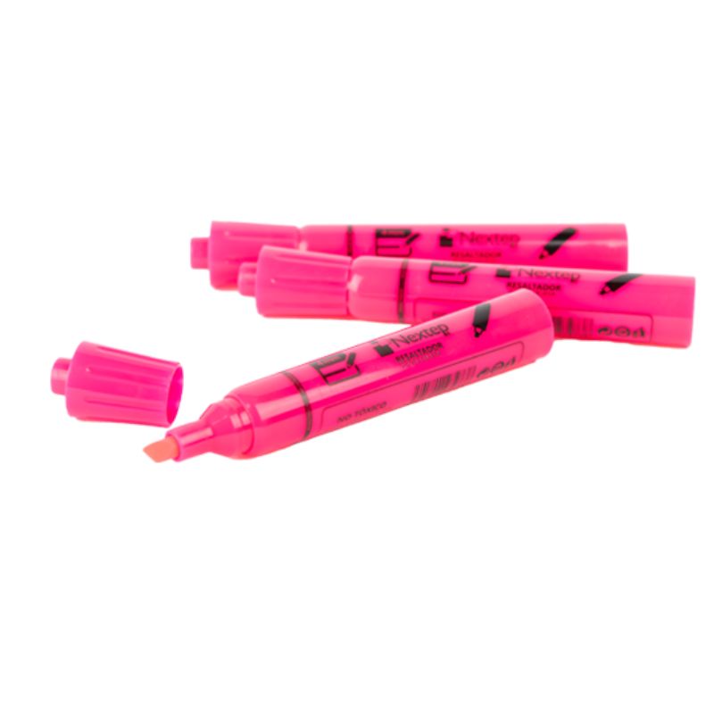MARCADOR RESALTADOR NEXTEP COLOR ROSA   NE-079RPZA