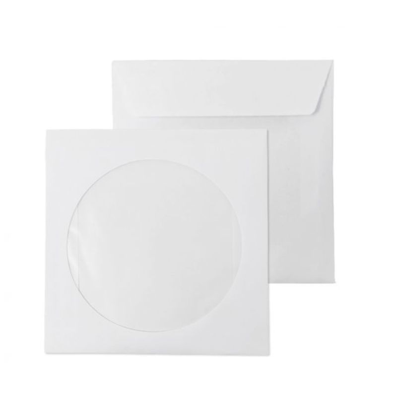 SOBRE MAPASA MOD HA0126 PARA CD/DVD, VENTANA, MEDIDAS 12.7X12.7, PIEZA, COLOR BLANCO HA0126PZA