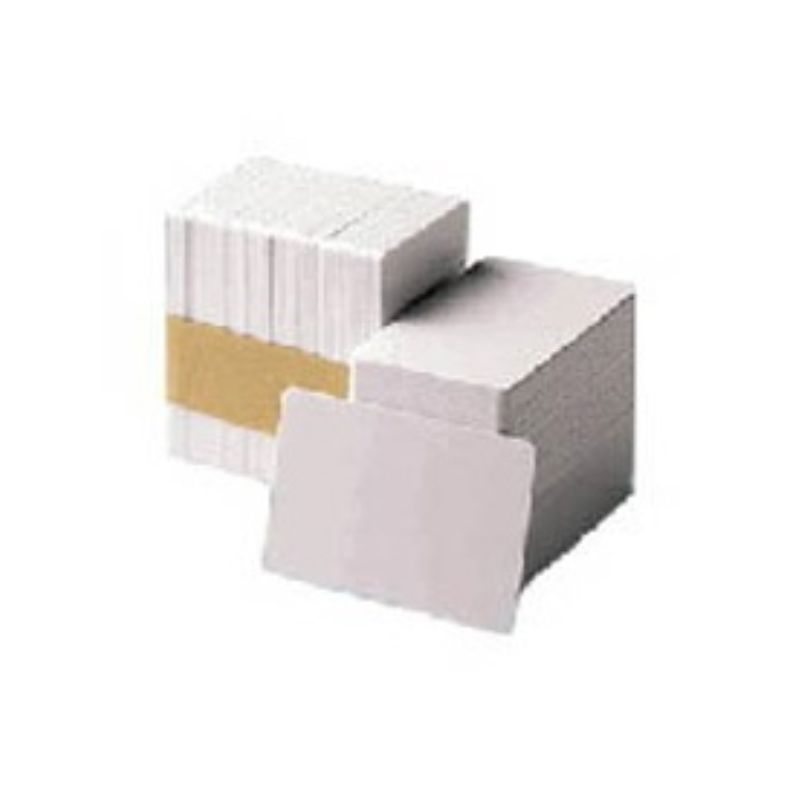 TARJETAS PVC ZEBRA MOD PREMIER PAQUETE CON 100 TAMAÑO 30 MILESIMAS ALTO 6 CM ANCHO 10 CM PROFUNDIDAD 44 CM PESO 2.520 GR BLANCO 104523-111/100PZAS