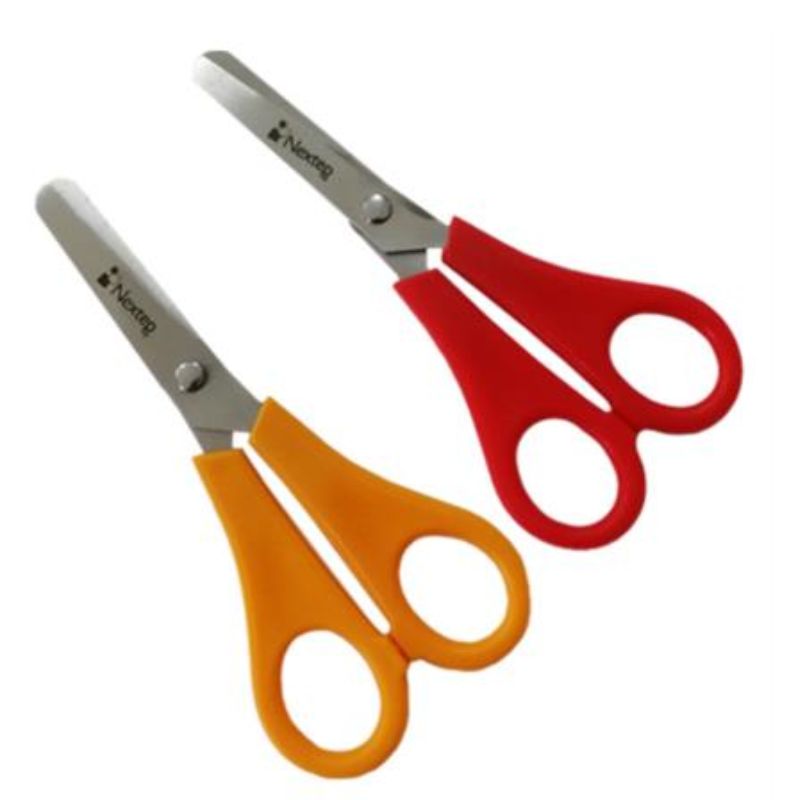 TIJERA NEXTEP ESCOLAR 5" INOXIDABLE ECONÓMICA PUNTA ROMA   NE-140PZA