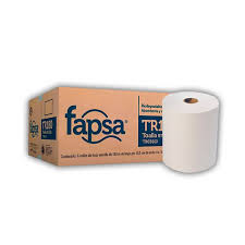 TOALLA DE MANOS FAPSA MOD 180 DE PAPEL, ROLLO PARA MANOS, COLOR BLANCO TR-180PZA