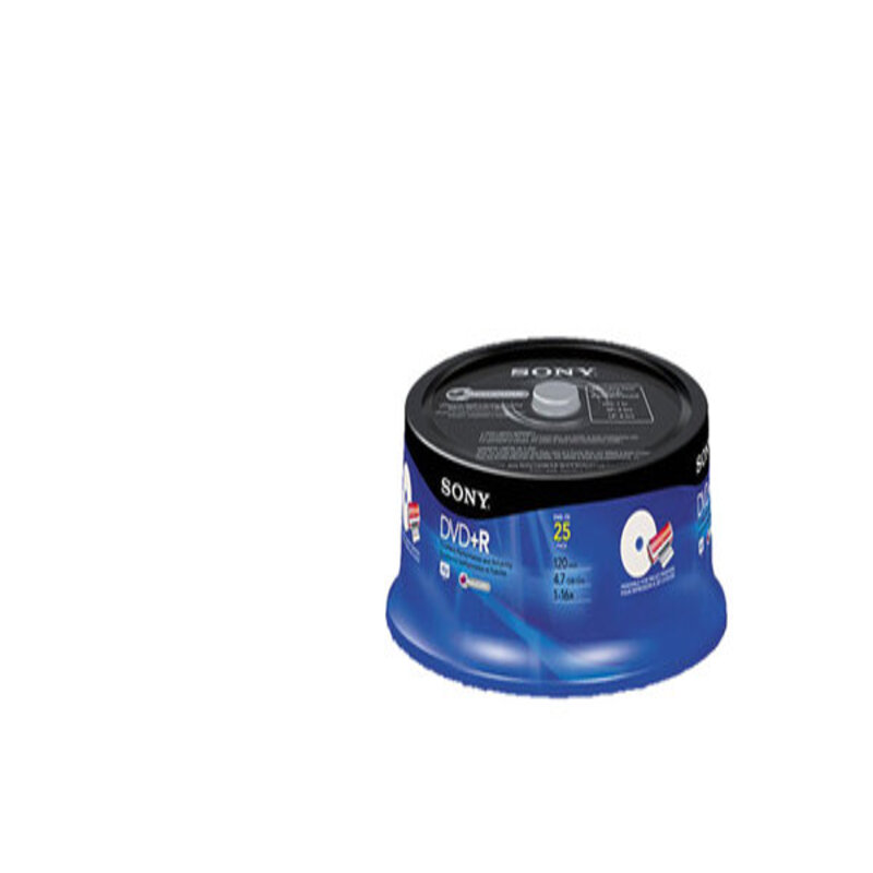 TORRE DE DISCOS SONY MOD DVD+R 4.7 GB 8X CAMPANA POR PZAS 25DPR47L3 25DPR47SP