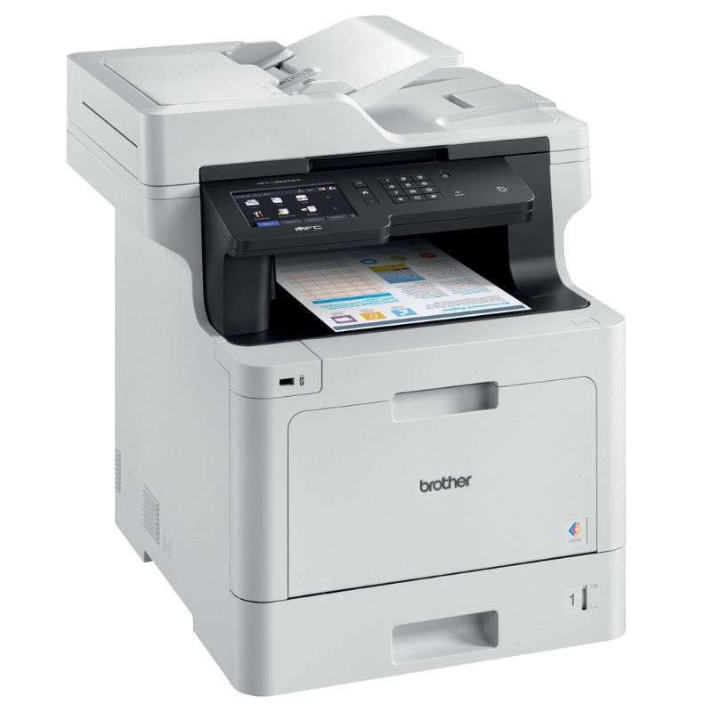 MULTIFUNCIONAL LÁSER COLOR BROTHER VALOR MFCL8900CDW, 33 PPM B/N/COLOR, FULL DÚPLEX, GIGABIT ETHERNET, WIFI, CAMA PLANA OFICIO, TÓNERS DE HASTA 6,500 PÁGS MFC-L8900CDW