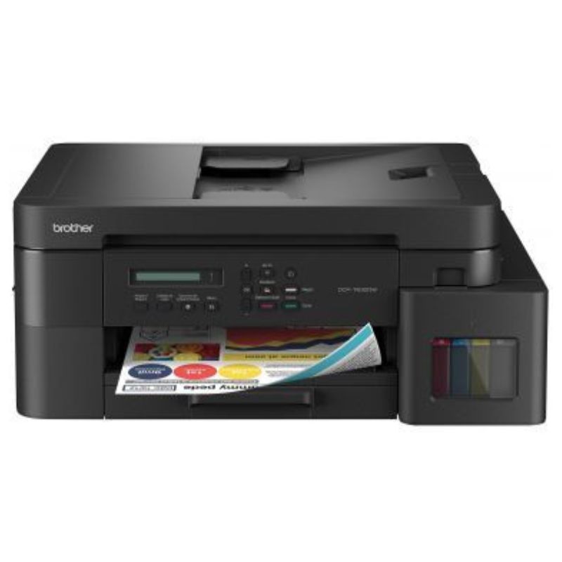 MULTIFUNCIONAL TINTA CONTINUA BROTHER DCPT830DW, IMPRESIÓN DÚPLEX, 30 PPM NEGRO/26 PPM COLOR, WIFI 2.4/5GHZ, ETHERNET, CAMA PLANA COLOR TAMAÑO CARTA DCPT830DW