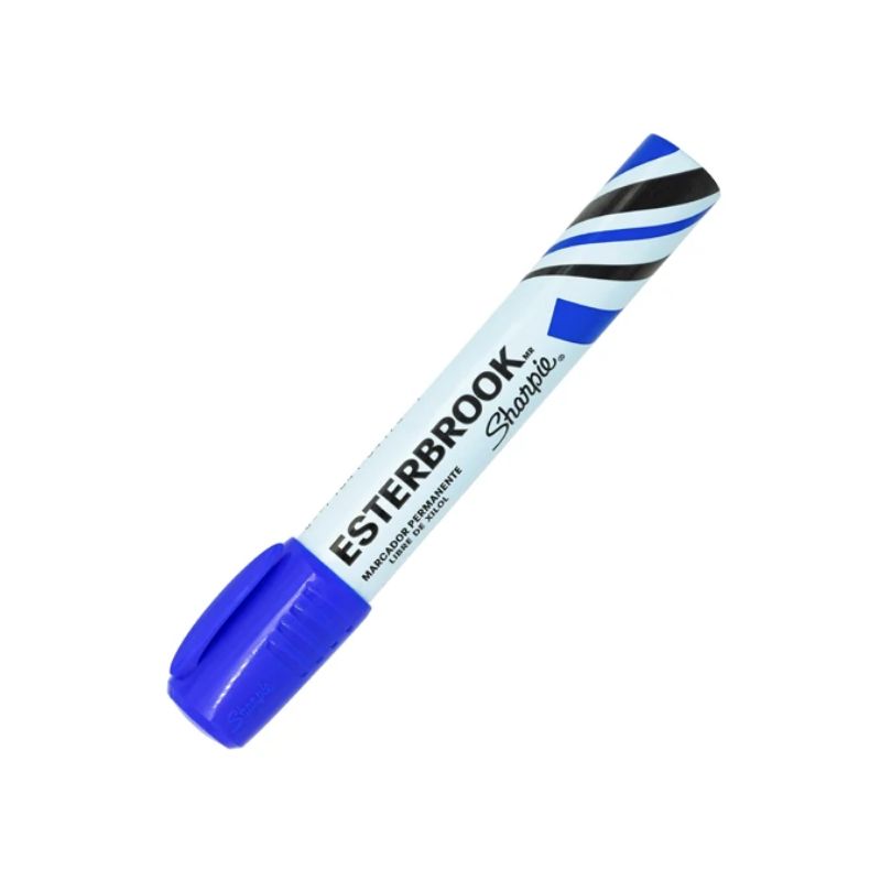 MARCADOR BEROL MOD ESTERBROOK 119024 PERMANENTE COLOR AZUL 00071641041769