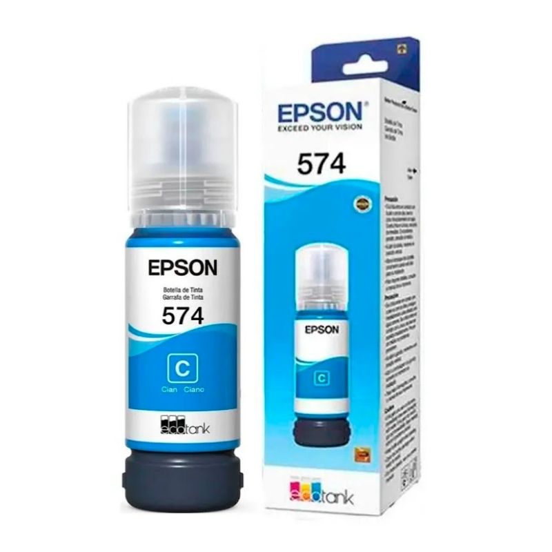TINTA EPSON T574 65 ML COLOR CIAN, T574220-AL