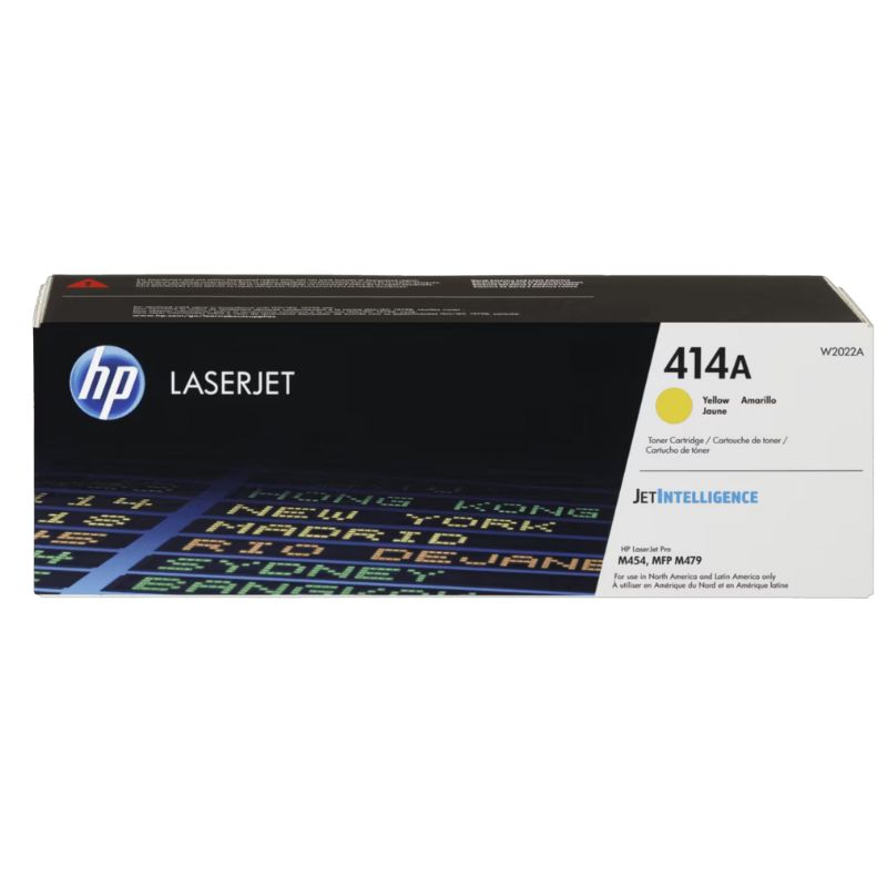 TONER HP MOD 414A, AMARILLO ORIGINAL LASERJET W2022A