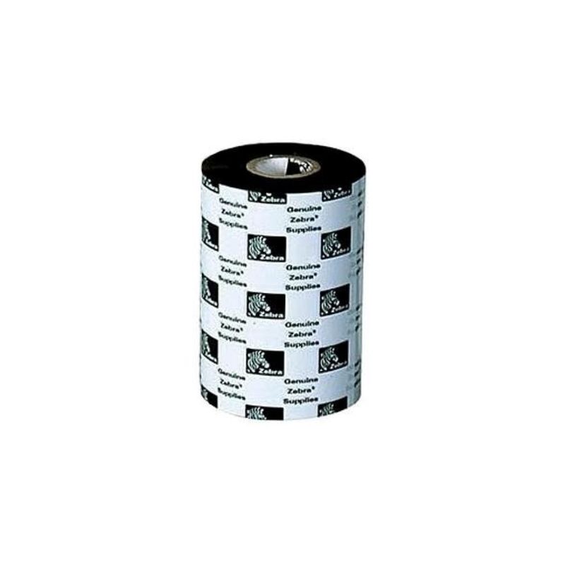 RIBBON ZEBRA CERA 110MMx450M (4.33INX1476FT), 2000; STANDARD, 25MM (1IN)   02000BK11045