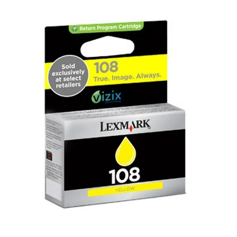 CARTUCHO LEXMARK MOD 108, SERIES S308/ S408/ S508/ S608 AMARILLO 14N0342