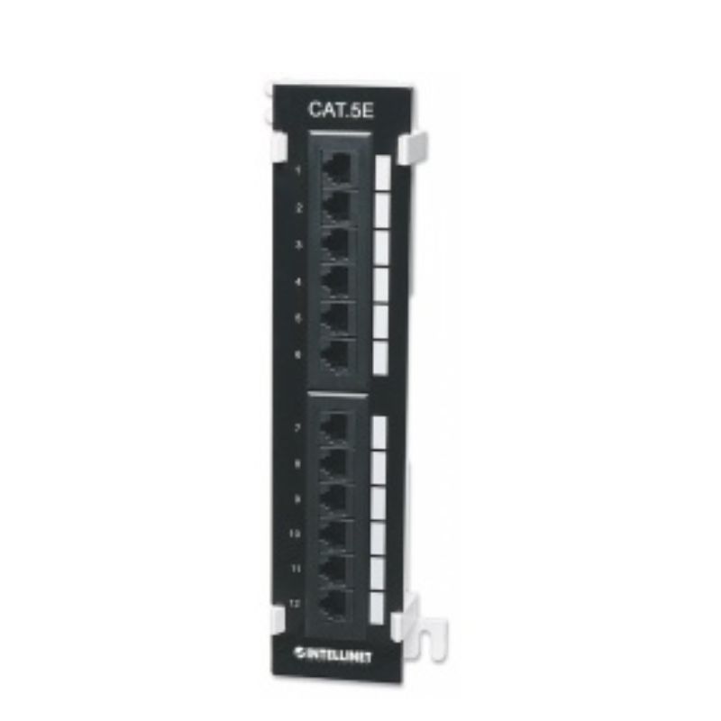 PANEL DE PARCHEO INTELLINET MOD 162470 PARA MONTAJE DE RED CAT 5   162470
