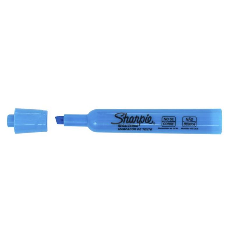 RESALTADOR DE TEXTOS BEROL SHARPIE TANK COLOR AZUL BASE AGUA 1789380