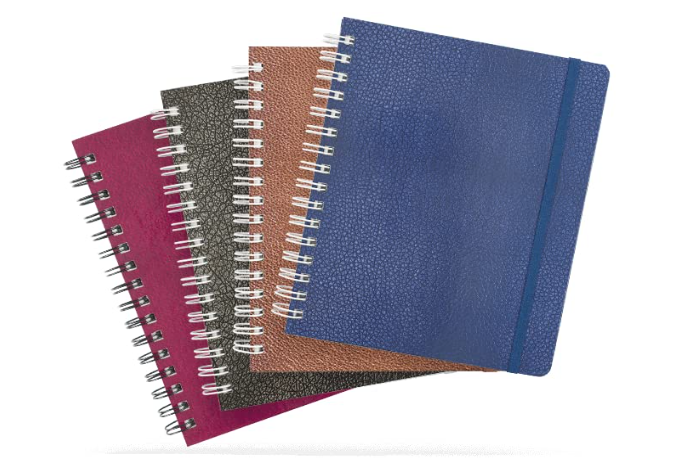 LIBRETA FRANCESA PRINTAFORM, 100 HOJAS DE RAYA, PASTA GRUESA UNION DE ESPIRAL DOBLE 179020201