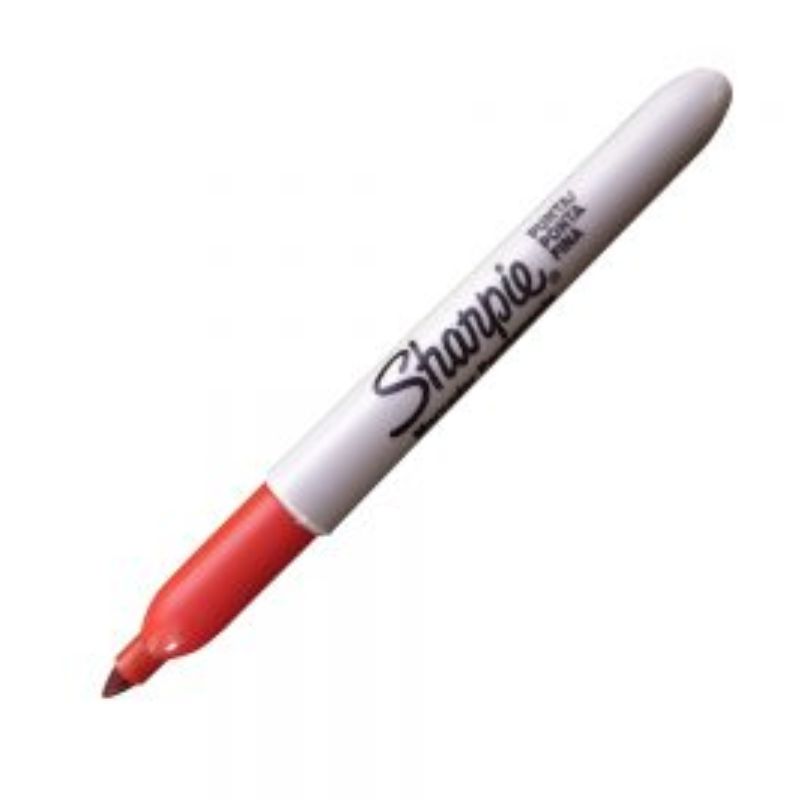 MARCADOR BEROL MOD SHARPIE 8019225 PERMANENTE COLOR ROJO PUNTO FINO REDONDA 1812766