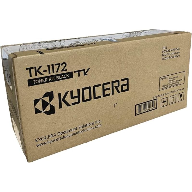 TONER MARCA KYOCERA MOD TK-1172, COLOR NEGRO, 7200 PAGINAS   1T02S50US0