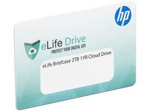 HP CERTIFICADO 2TB DE ALMACENAMIENTO EN LA NUBE ELIFE BRIEFCASE POR 1 AÑO,1ZV74LA