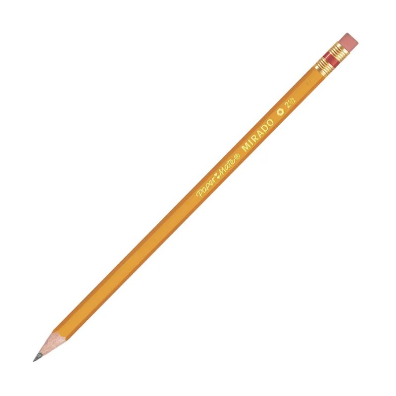 LAPIZ BEROL MIRADO 214008 NO.2.5 MEDIANO DE MADERA EN AMARILLO   1770968