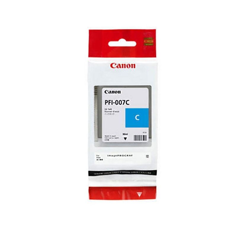 TINTA CANON IMAGEPROGRAF IPF670E CYAN PFI-007C 90ML 2144C001AA