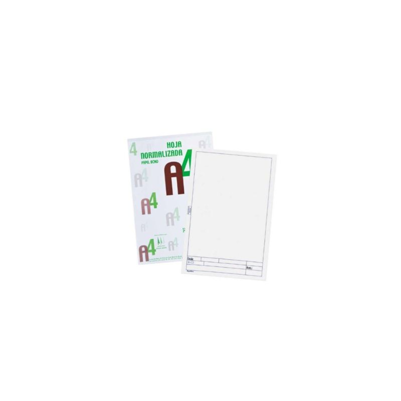 BLOCK NORMALIZADO S/M MOD NORMALIZADO DE DIBUJO, CARTULINA DE 135G/M2, MEDIDAS 21X29.7, CON 25 HOJAS    7503007217424