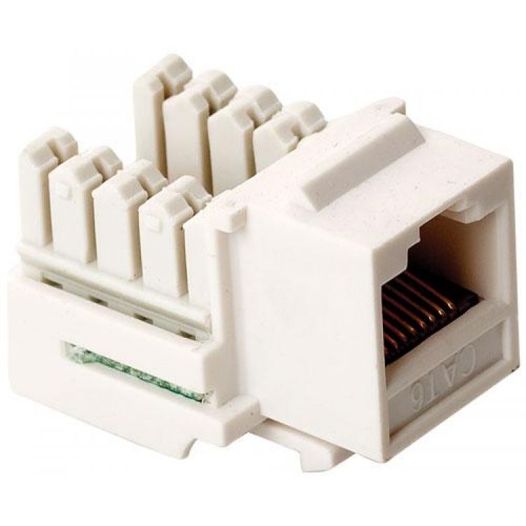 JACK DE RED BROBOTIX MOD. 230300 CAT6 UTP, RJ-45, BLANCO, 230300